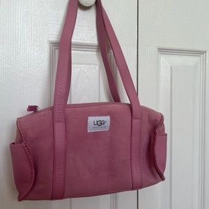 NEW! Pink UGG Suede Barrel Purse
